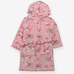 Pink Floral Dressing Gown