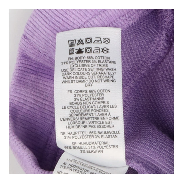 Purple Velour Leggings