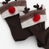 Welly Boot Liners - Reindeer with Red nose