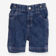 Denim Short Blue with Poppers on Side
