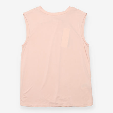 Top Light Pink Sleeveless Draped Twist Back