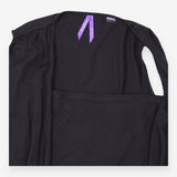 Black Maternity and Nursing Wrap Vest Top
