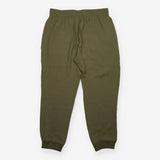 Jogger Trousers Olive Green Drawstring Waist Cuffe