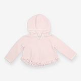 Poncho pink tassels