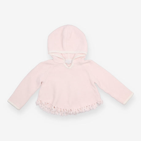 Poncho pink tassels