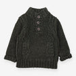 Chunky Knit Cable Sweater Green 