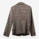 Joseph Prince of Wales Wool Blazer – Brown Heritag