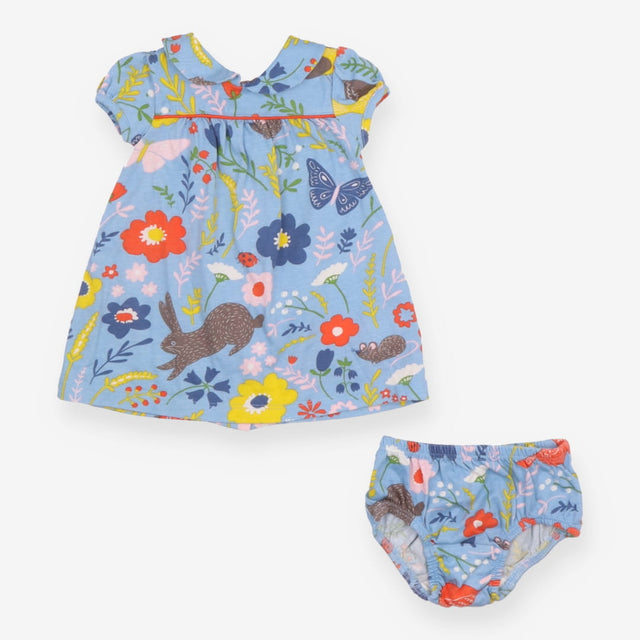 Blue Bunny Dress with Bloomers