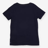 T-shirt navy sequins lizard