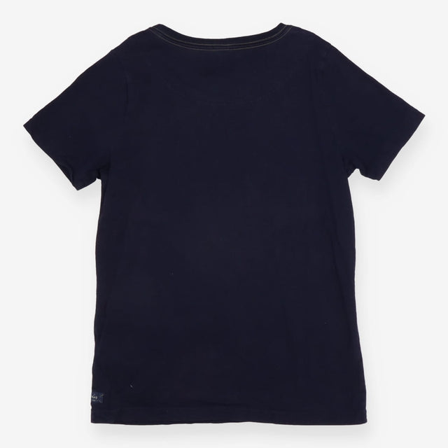 T-shirt navy sequins lizard