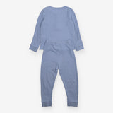 Outfit Top and Leggings Waffle Light Blue