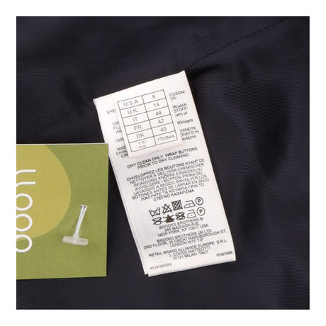 Navy 100% Italian Wool Classic Fit Blazer