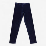 Leggings Navy Velour