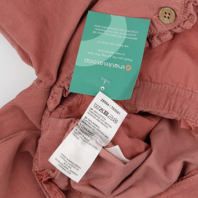 Pink Corduroy Dungarees