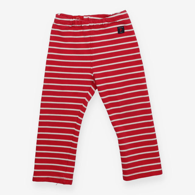Leggings Red and White Stripe