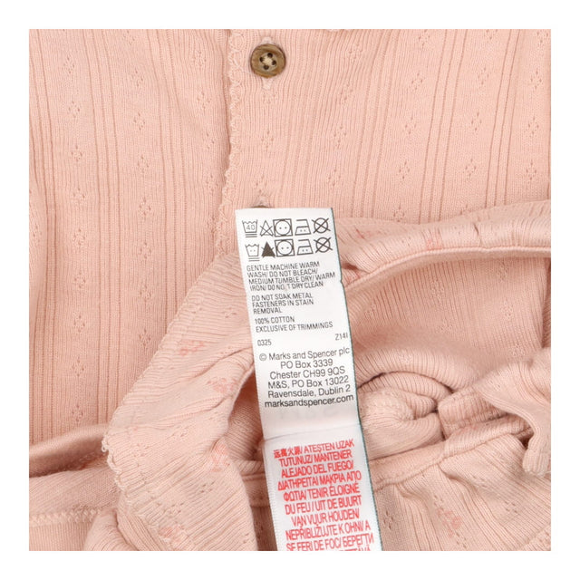 Sleepsuit and Bodysuit Pink Pointelle Set