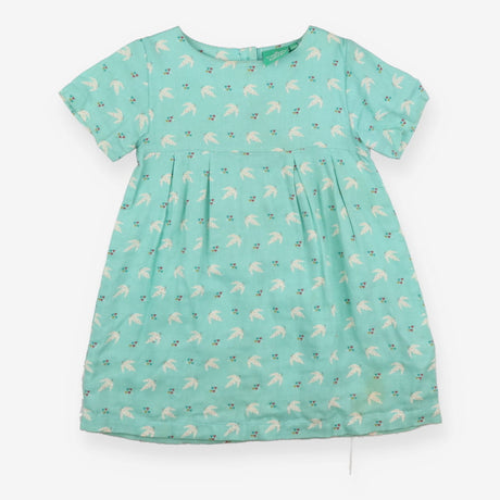 Green Birds Dress