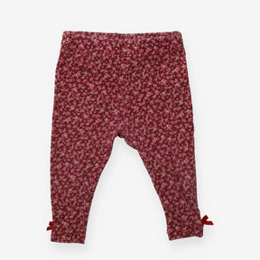 Leggings Red Roses with Bows