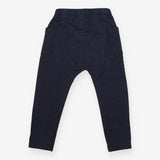 Navy chevron pattern joggers