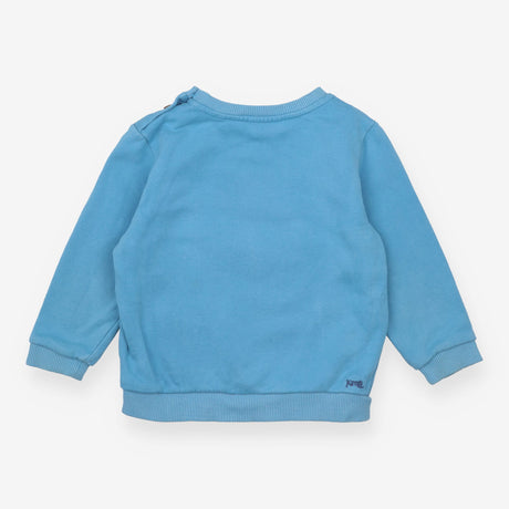Sweatshirt blue dragon castle