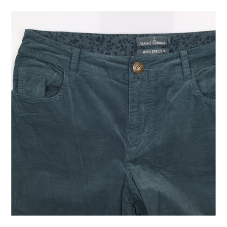 Cord Trousers Fine Needlecord Slim Leg Grey