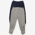 Leggings blue and striped 2pc