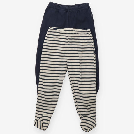 Leggings blue and striped 2pc