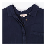 Dress shirt navy collar