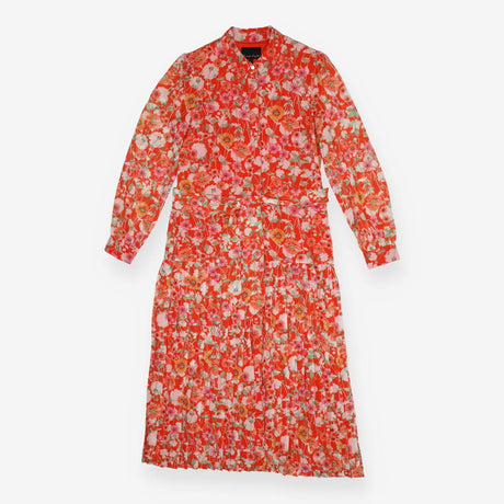 Lottie Floral Pleated Shirt Dress
