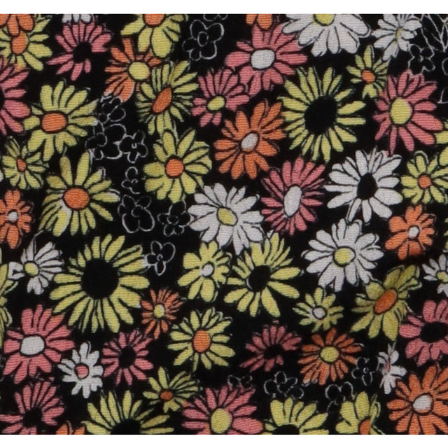 Blouse Multicolour Daisy Floral Long Sleeve