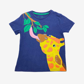 Giraffe Tongue Blue T-shirt