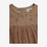 Dress Dusky Pink Layered Tulle with Embroidered Fl