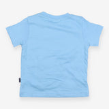 T-Shirt Blue Applique Zebra with Sunnies
