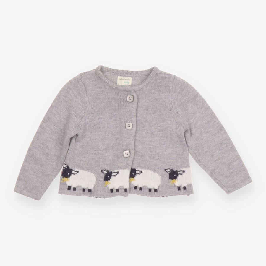 Grey sheep cardigan