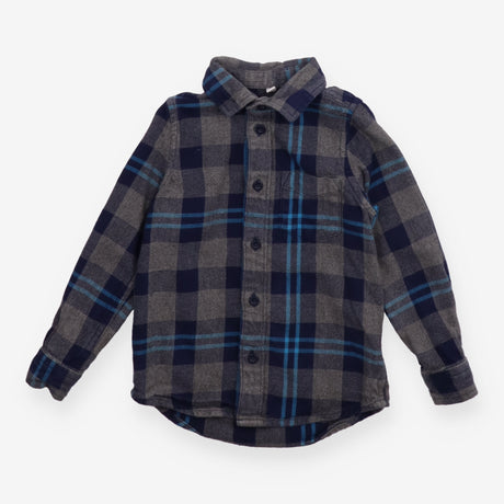 Grey Plaid Shirt 