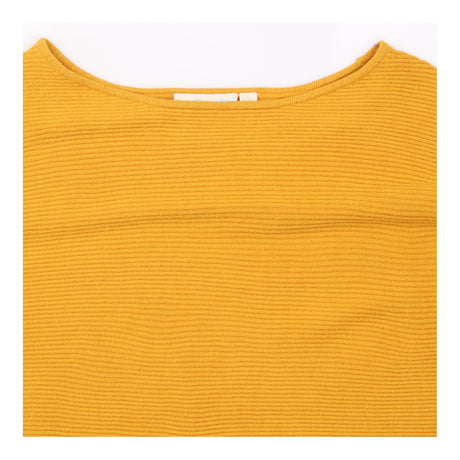 Jumper Mustard Yellow Fine Ribbed Batwing Jumper