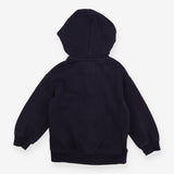 Dark navy basic zip up hoodie
