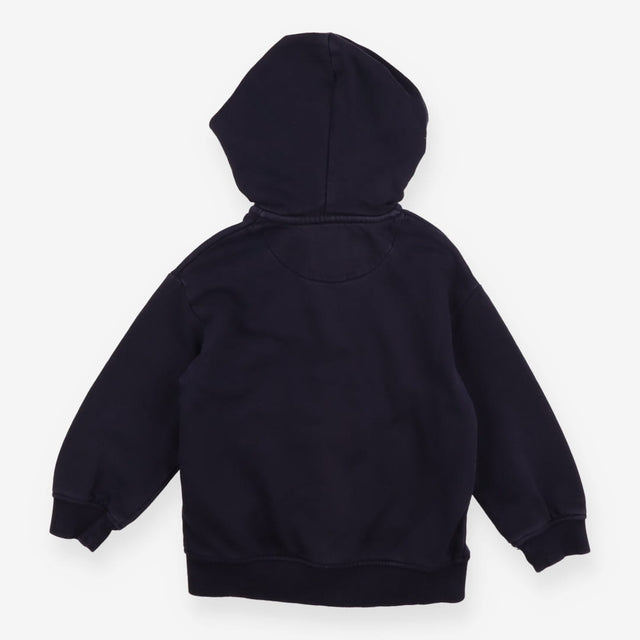 Dark navy basic zip up hoodie