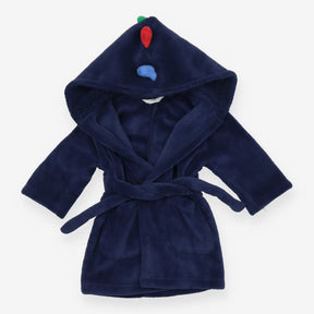 Dressing gown navy dino rainbow spikes