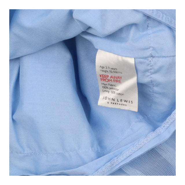 Party Dress Light Blue Layered Tulle Overlay