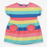 Dress striped shell pockets SS
