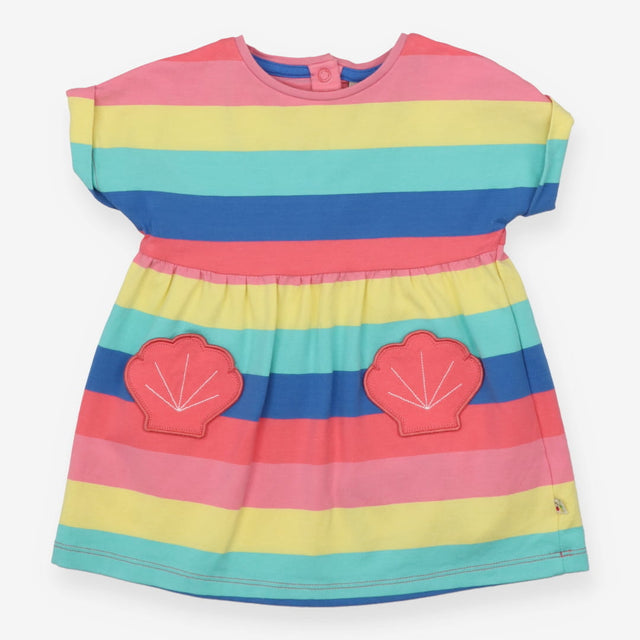 Dress striped shell pockets SS