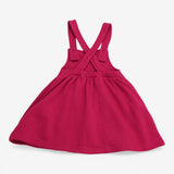 Pinafore pink jersey grey bunny