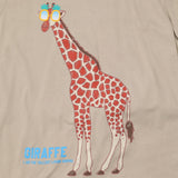 T-shirts Short Sleeve Giraffe and Lion - 2 pack