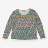 Frugi Women’s Teal Bunny Long Sleeve Top