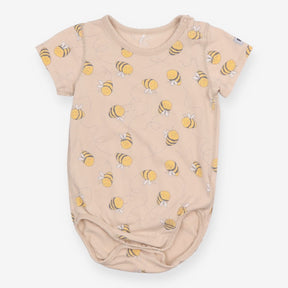 Bodysuit SS brown bees