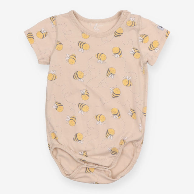 Bodysuit SS brown bees