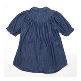Denim Shirt Peter Pan Collar