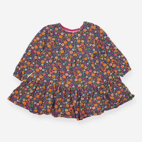 Dress long sleeves navy floral
