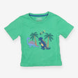 T-shirt green dinosaurs
